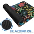 thumbnail image 3 of Charming Garden Flowers Mouse Mat - Soft, Non-Slip Rubber Base for Stability, Easy to Slide, Splash Resistant, Unique Design, Portable, Perfect for Computers, 31.5x11.8 Inch, 3 of 7