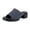Dark Blue Stretch Fabric, variant on Denise Women's Sandals Dark Blue Stretch Fabric Size 5 M