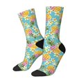thumbnail image 1 of Fotbe Cute Pineapples Calcetas Largas con Estampado para Hombre y Mujer – Calcetas de Compresión Transpirables y Elásticas, Viajar y Uso Diario Talla 5-11, 1 of 6