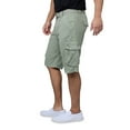 thumbnail image 3 of RAW X Mens Belted 12.5" Inseam Knee Length Cargo Shorts, Leaf Green, 46, 3 of 7