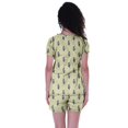 thumbnail image 3 of Moomaya Pyjama en Coton pour Femmes, Ensemble de Nuit 2 Pcs avec Shorts, Ensembles de Pyjama avec Shorts, 3 of 7