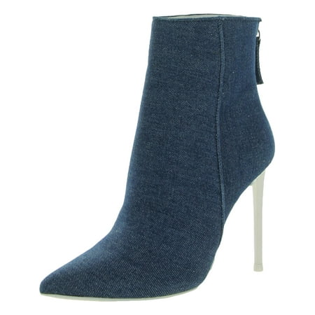 

Steve Madden Womens Valiant Denim Pointed Toe Ankle Boots
