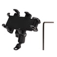 thumbnail image 2 of Bike Cell Phone Clamp, Slip Proof Silicone Little Vibration Motorcycle Phone Mount  For 17mm Maximum Thickness, 2 of 8