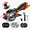 Orange, variant on DOVAMAN Corded Compact Circular Saw w/Laser, Metal Handle, 6 Blades, 5.8A Motor, Max Cutting Depth 1-11/16'' (90°), 1-1/8'' (45°)