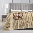 thumbnail image 4 of Gifts Wedding For 20th Blanket Gifts For Kids Adults - Lightweight Throw Blanket For Bedroom Living Room Decor Soft Fuzzy Fleece Cozy Plush Bed Couch 50"X40", 4 of 7