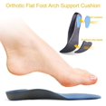 thumbnail image 4 of 1 Pair Orthotic Flat Foot Arch Support Cushion Shoe Insoles Heel Pain Relief, 4 of 8