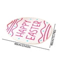 thumbnail image 3 of Easter Themed Egg Shape Non-Slip Mat, Absorbent Faux Sheepskin Rug for Porch Hallway Dorm Decor, Machine Washable Soft Carpet, 3 of 9
