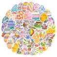 thumbnail image 4 of 3x Pegatinas de Pascua, Pegatinas Surtidas de Conejitos de Pascua, Pegatinas Impermeables, Calcomanías de Huevos de Pascua, para Ordenador Portátil 3 piezas, 4 of 8