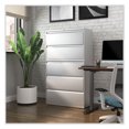 thumbnail image 7 of Alera Lateral File, 5 Legal/Letter/A4/A5-Size File Drawers, Light Gray, 36" x 18.63" x 67.63", 7 of 7
