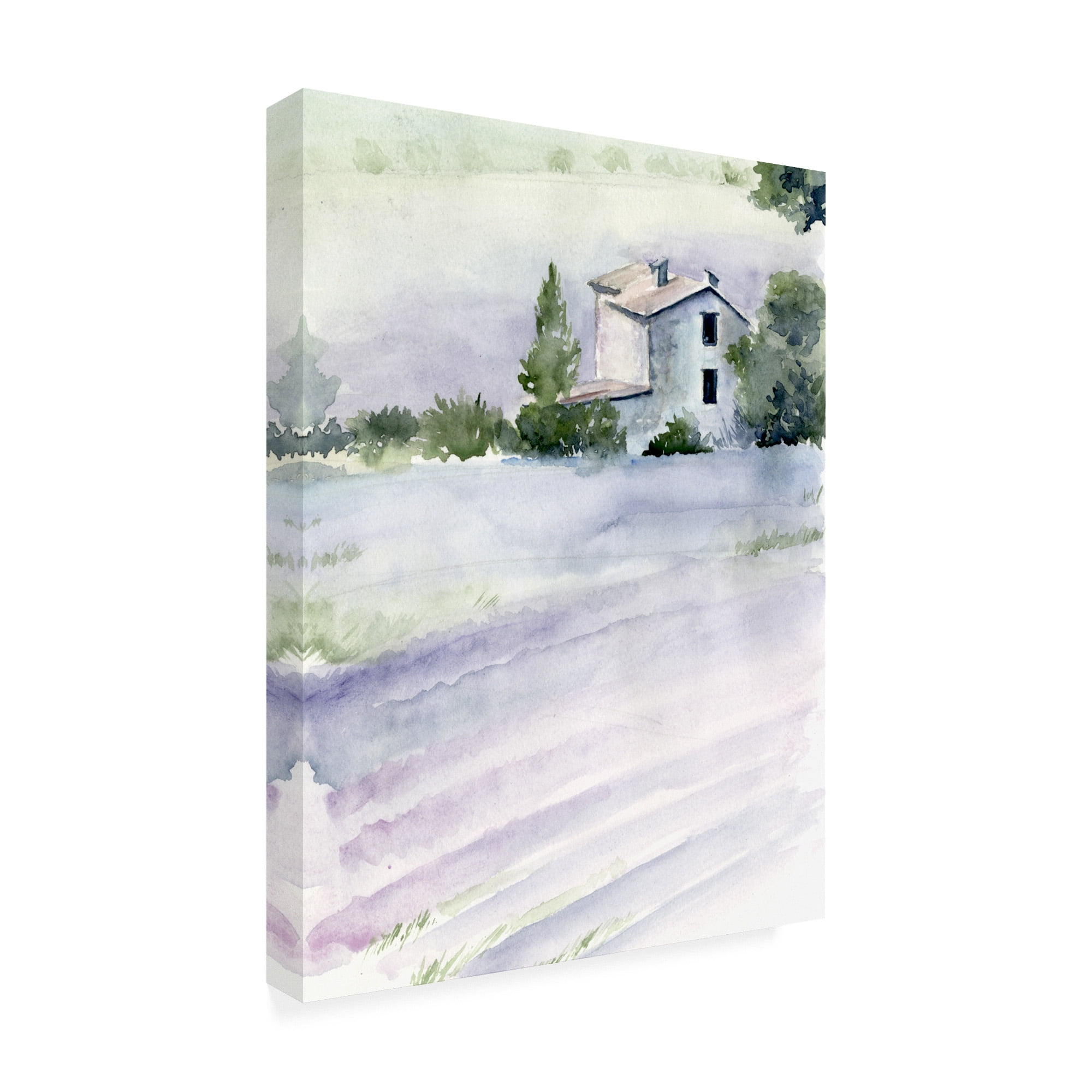 Trademark Fine Art 'Lavender Fields II' Canvas Art by Jennifer Paxton Parker