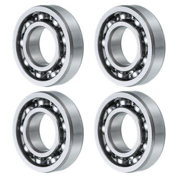4 Pcs 16002 Deep Groove Ball Bearing 15x32x8mm High Carbon Chrome Steel Z0 Double Rubber Sealed Bearing (ABEC1)