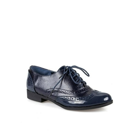- Nature Breeze Lace up Women's Oxfords in Navy