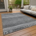 thumbnail image 3 of Dalyn Rugs Machine Washable Indoor/Outdoor Chantille Gray 2'6" x 3'10" Rug, 3 of 9