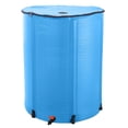 thumbnail image 2 of Gzxs 100 Gallon Collapsible Rain Barrel, Large Garden Water Storage Tank, Portable Folding Rainwater Collector, Water Catcher (Blue), 2 of 9
