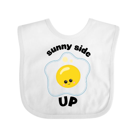 Inktastic Sunny Side Up Boys or Girls Baby Bib