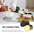 thumbnail image 6 of WHAMVOX  24 Pcs Lids Candle Jars Tinplate Holders Making Accessories, 6 of 8
