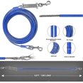 thumbnail image 2 of Cable 10m/33ft, Tie Out Cable For Crday Dogs Stainless Steel Wire Rope With Shock, 2 of 5
