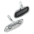 thumbnail image 4 of Astra Depot Chrome Aluminum Billet Passenger Floorboard With Mounting Brackets for 1993-2021 Harley Touring Road Glide, 4 of 6