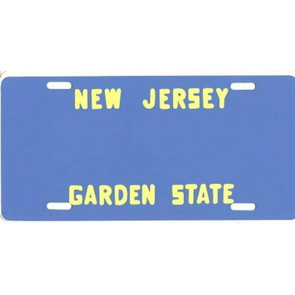 Design It Yourself New Jersey Bicycle Plate #2. Free Personalization on Plate
