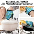 thumbnail image 7 of Pofeuu Starfish Print Thickened Mini Silicone Oven Mitts Heat Resistant, Rubber Oven Mitt Gloves, Finger Pinch Grips, Pot Holder, Silicone Potholder, 7 of 7