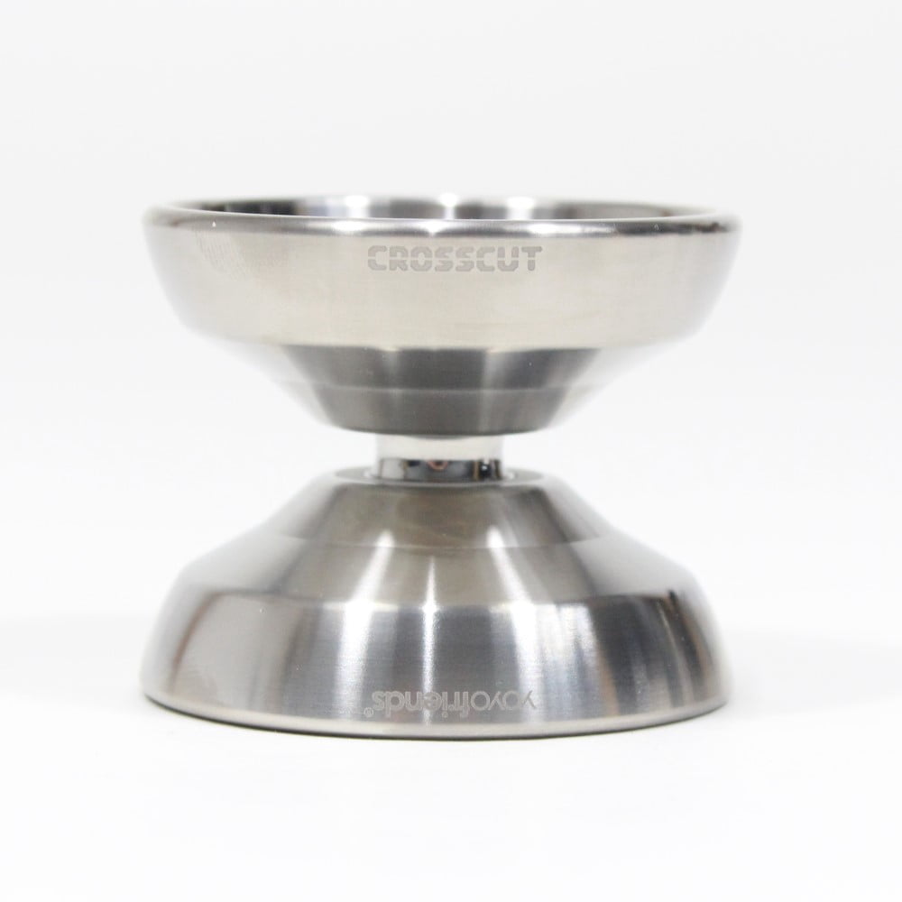 yoyofriends Crosscut Yo-Yo - Titanium YoYo with Enhanced Power and Stability (Titanium)