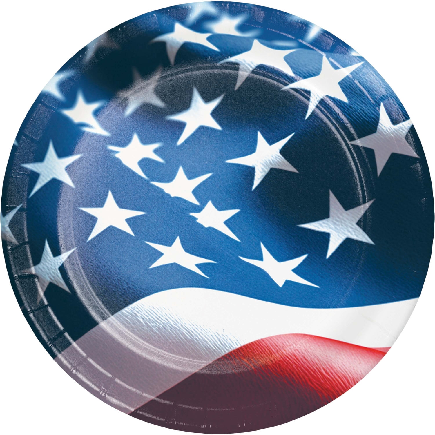 Creative Converting Freedom Flag Tableware Kit, Serves 8