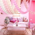 thumbnail image 6 of NOGIS 12 Pcs Pink-White Peach Party-Decorations Streamers Garland - 118Ft Four-Leaf Clover Hanging Banner,Wedding Girl Birthday Baby Bridal Shower Engagement Bachelorette Decor Hugtmr, 6 of 7