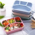 thumbnail image 3 of Fiambrera ecológica de paja de trigo saludable, contenedor de almacenamiento de alimentos para microondas Bento para niños y estudiantes Sincero Hogar, 3 of 4