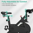 thumbnail image 6 of SSPHPPLIE Exercise Bike Indoor  with PitPat App Cycling Bike Cycle Bicycle Adjustable Magnetic Resistance for Home Office Cardio Workout Machine Max Weight 300 lbs, 6 of 8