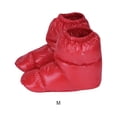 thumbnail image 4 of Yuarrent Botas tipo pantuflas a prueba de viento, suaves, de nailon para invierno, botas cálidas, correa para los pies, calcetines cómodos, Suministros térmicos Rojo Tamaño M, 4 of 6