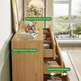 thumbnail image 7 of Fiogmub 9 Drawer Dresser for Bedroom, Wide Chest of Drawers TV Stand, Clothes Storage Cabinet Organizer for Living Room, Wood, 7 of 7