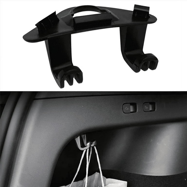 2X Trunk Hook for Tesla Model Y 2020 2021, Rear Trunk Grocery Bag Holder  Hook Holding Clips Interior Accessories
