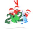 thumbnail image 1 of Diy Saludo Escrito A Mano Muñeco De Nieve Cara Cubierta Árbol De Navidad Colgantes Adornos De Resina De Navidad Methold HA042006-03, 1 of 6
