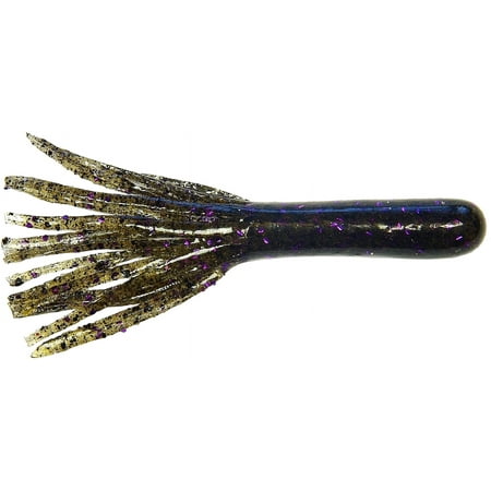 Gitzit The Original Fat Tube Bass Fishing Lure Purple 3 1/2 4 Pack Fishing Jigs