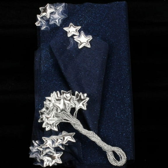 Club Pack of 12 Green Wire Tie Star Gift Bag 12" x 11"