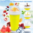 thumbnail image 2 of Taza para hacer granizados, taza mágica para batidos congelados rápidos, taza portátil para hacer granizados de doble capa, máquina de granizados con pajita y cuchara, máquina para hacer helados, rega, 2 of 5
