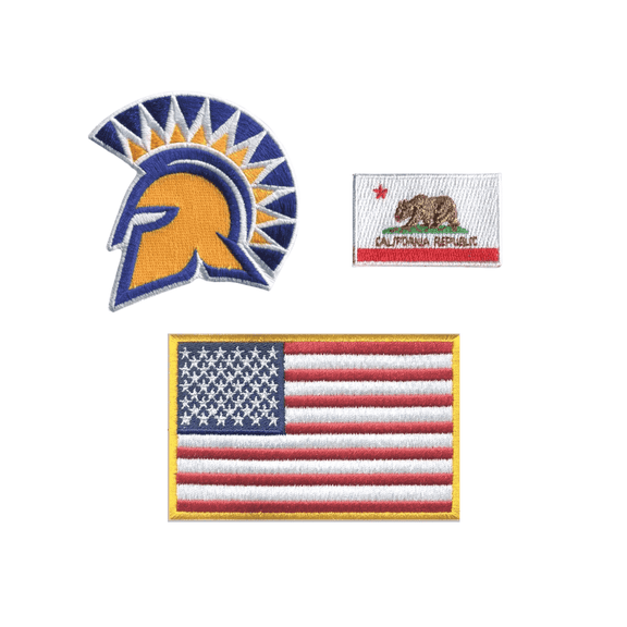HEDi Dual Collectors Velcro Patches - USA & Canada Flags (Not an Iron-on Patch)