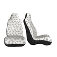 thumbnail image 3 of Sikiie Hand Drawn Squirrel Car Seat Covers 2PCs Front Car Seat Covers Universal fit for Most Cars SUVs and Trucks-1, 3 of 9