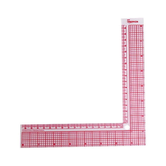 Xingzhi Patchworks Ruler Plastic Straight French Sewing Rulers Making Clothing Bend Measuring Tools DIY Drawing Template Type 6