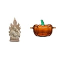 thumbnail image 1 of Colección de figuras de estatuas católicas, adorno, escultura de la Santísima Virgen, plato de dulces de vidrio con tapa, tarro de calabaza adecuado p, 1 of 8