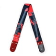 thumbnail image 1 of Correa para guitarra Strap o Tahali para guitarra acústica, bajo eléctrico, guitarra eléctrica Kidam  Guitarra Rojo, 1 of 5