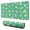 Hen and Egg Green Pattern, variant on Hen and Tail Green Pattern Extended Large Mouse Pad, Large Mouse Mat with Non Slip Base & Stitched Edges, Durable Stable Gifts for Birthday Christmas Thanksgiving,31.5"x11.8"