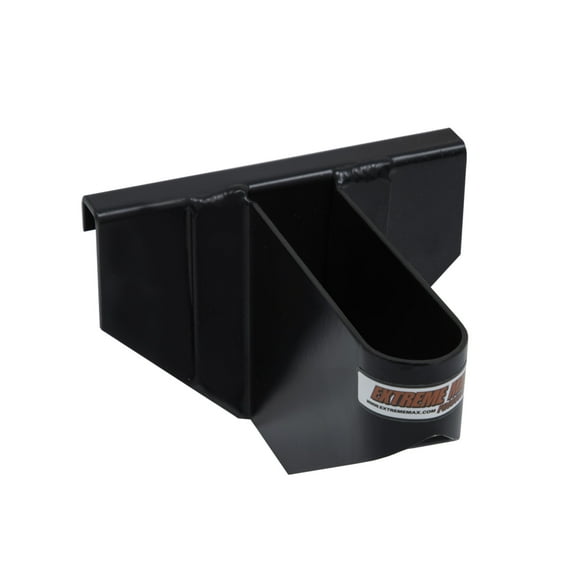 Extreme Max 5001.6709 Universal Aluminum T-Handle Tool Holder with Tool Box Mount for Enclosed Race Trailer, Shop, Garage, Storage - Black