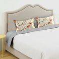 thumbnail image 3 of Yayeee Pillowcase King Size Set of 2 Satin Wrinkle Resistant Pillow Case, Red Floral Pattern, 3 of 7