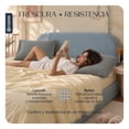 thumbnail image 4 of Fundas de Almohada Estándar Esquimal Lyocell 2 Piezas Color Gris, 4 of 8