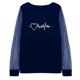 thumbnail image 3 of TaTaai Women's Valentine Heart Print Sheer Mesh Long Sleeve Blouse, Valentine's Day Gift, Casual Stylish Round Neck Top Gift, 3 of 7
