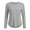 Gray A, variant on Long Sleeve Tops for Women Plus Size Fashion Upf 50+ Crew Neck Shirts Summer Dessy Casual Blouses