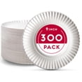 thumbnail image 1 of Platos de papel desechables Alitte de 9 pulgadas, 300 unidades, 1 of 7