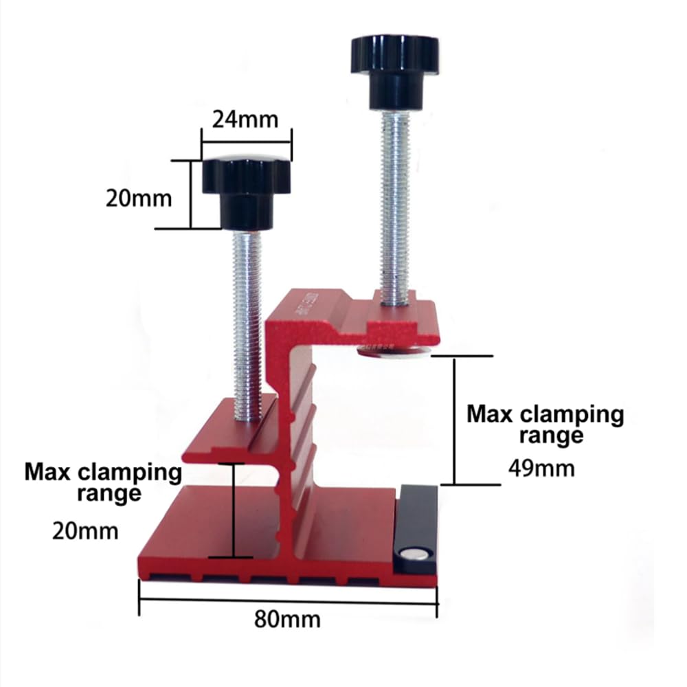 2 Pieces Adjustable Pocket Hole Jig System Set - Ideal Woodworking Tool for DIY Carpentry Projects