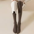 thumbnail image 3 of Dbuoem Women Thigh High Socks Winter Warm Over The Knee Socks Extra Long Knitted Boot Stockings Thick Leg Warmers, 3 of 7